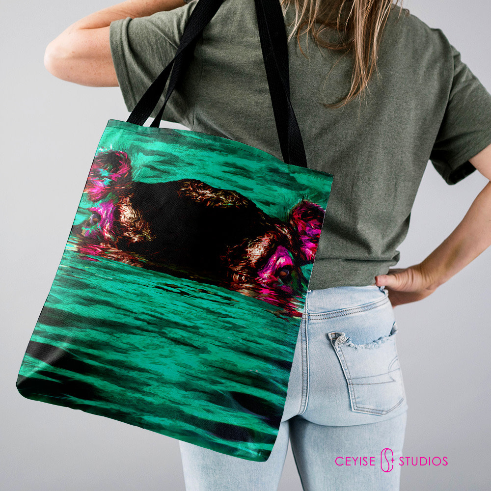 Her Eyes Were Watching Tote Bag - Fine Art and Certified Color Consultant